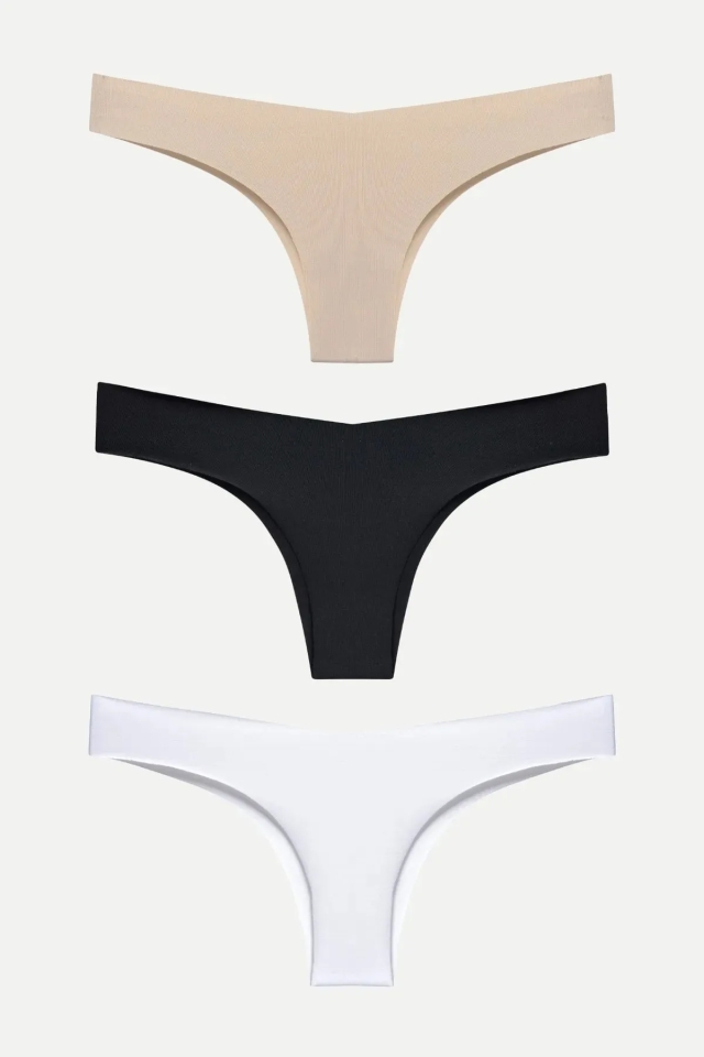 3'lü Lazer Kesim Brazilian Tanga ATEL2 - 