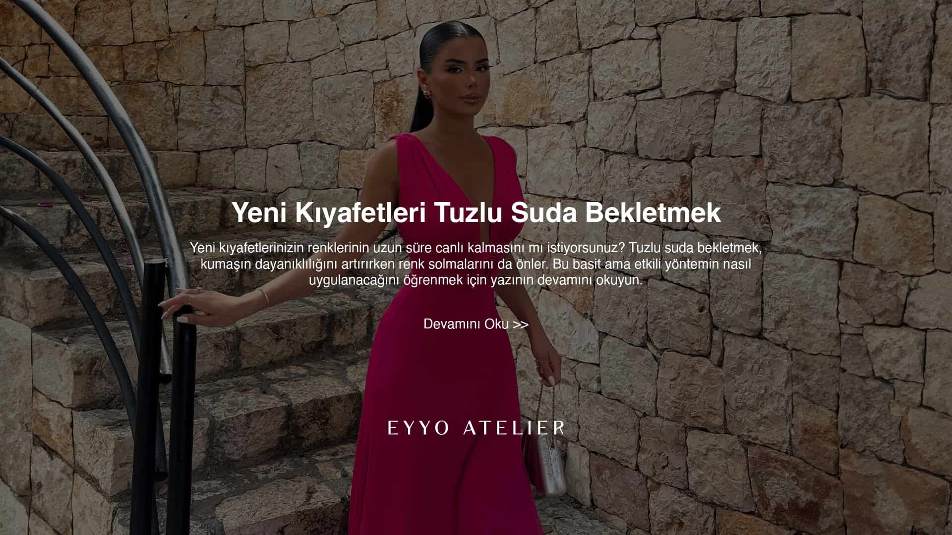 Yeni Kıyafetleri Tuzlu Suda Bekletmek 