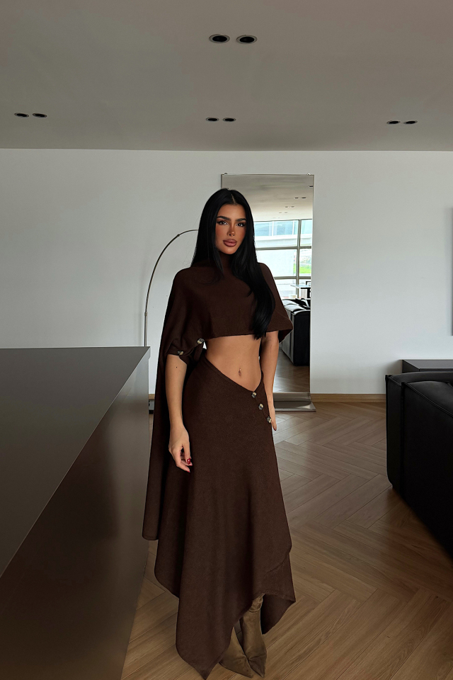 Acı Kahve Suzette triko takım