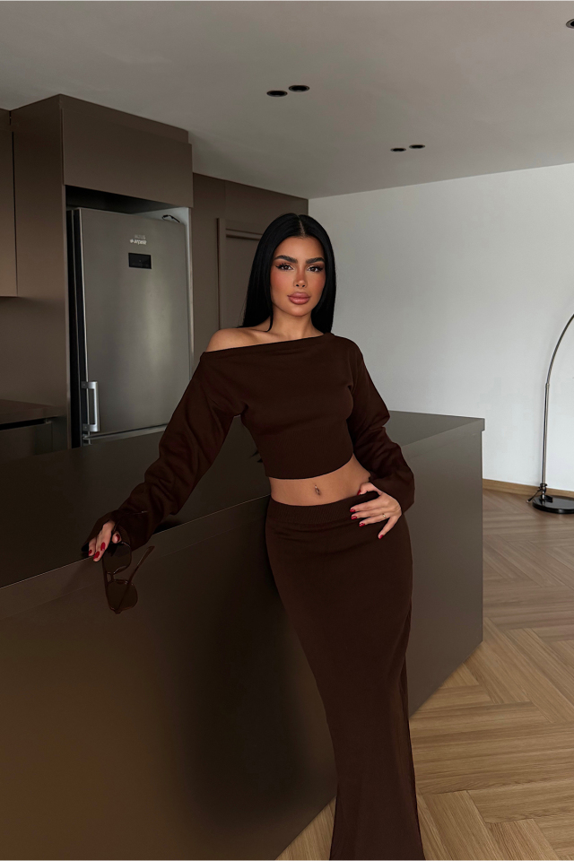Acı Kahve Slayha Triko Takım