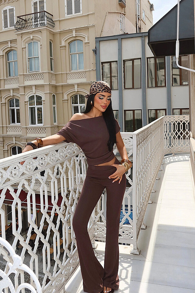 Acı Kahverengi 5'li Yoga Set