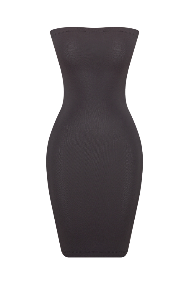 June Antrasit Basic  Elbise ATE231 (1)