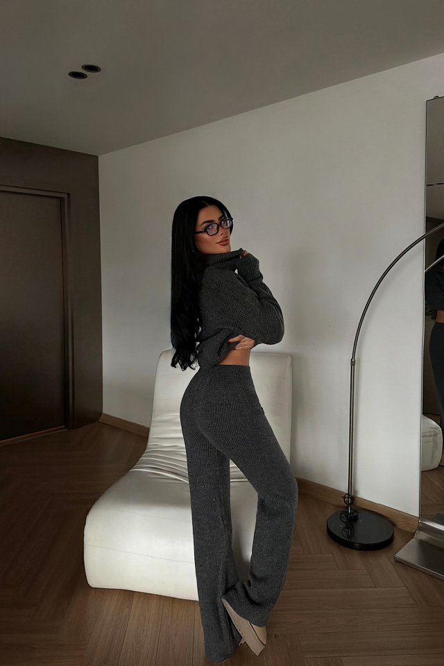 Antrasit Nalani triko takım ATE-4270