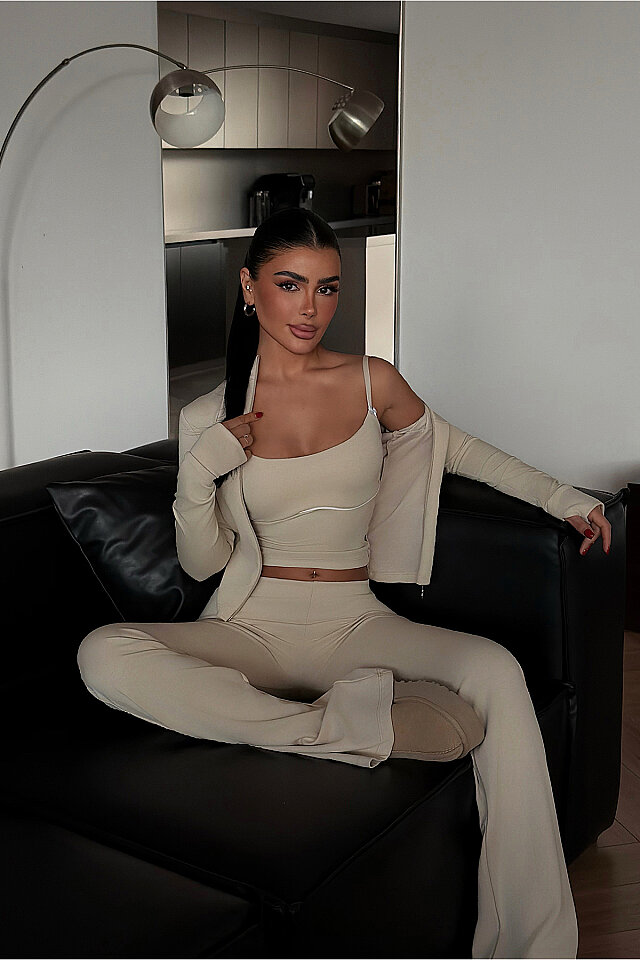 Bej 6'lı Yoga Set