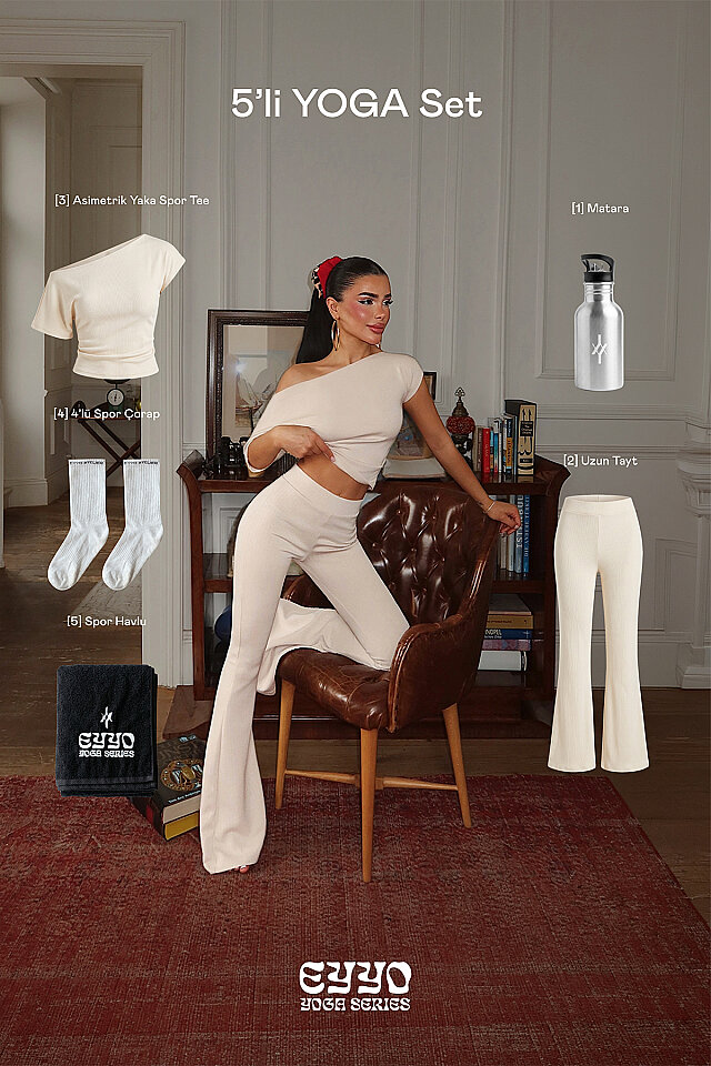 Bej 5'li Yoga Set