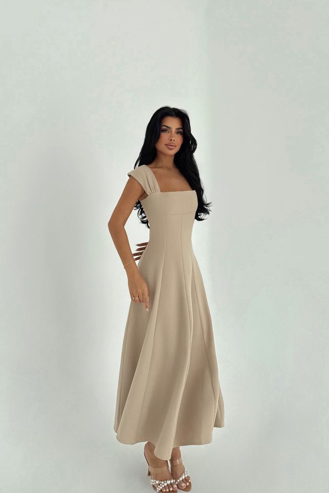 Bej Rhea Elbise ATE-2805