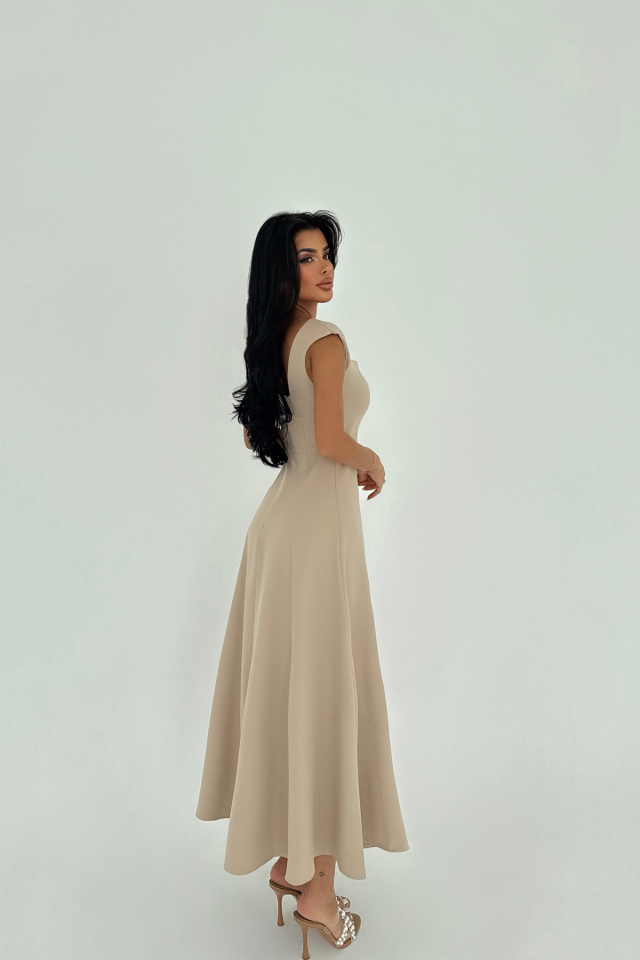 Bej Rhea Elbise ATE-2805