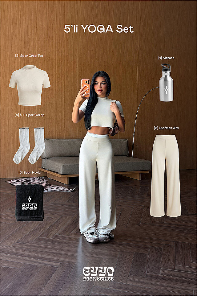 Bej Finite 5'li Yoga Set