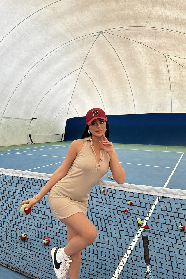 Bej Gömlek Yaka Mini Elbise ATE8427 - EYYO