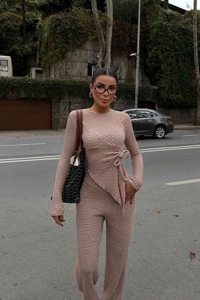 Bej Sequin Takım (1)