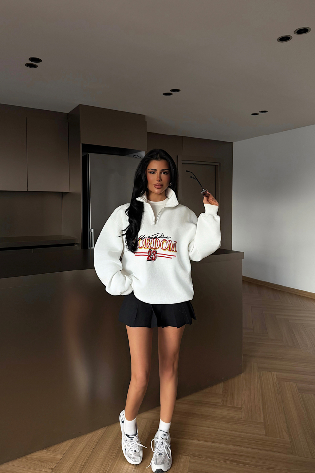 Beyaz Kitanya Sweatshirt