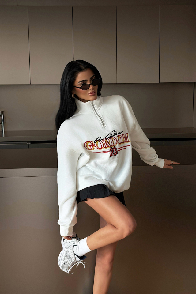 Beyaz Kitanya Sweatshirt