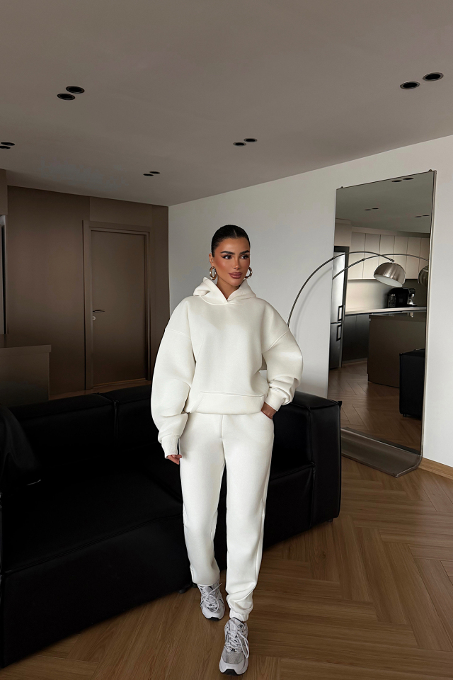 Beyaz Annie Eşofman Takımı ATE-4654