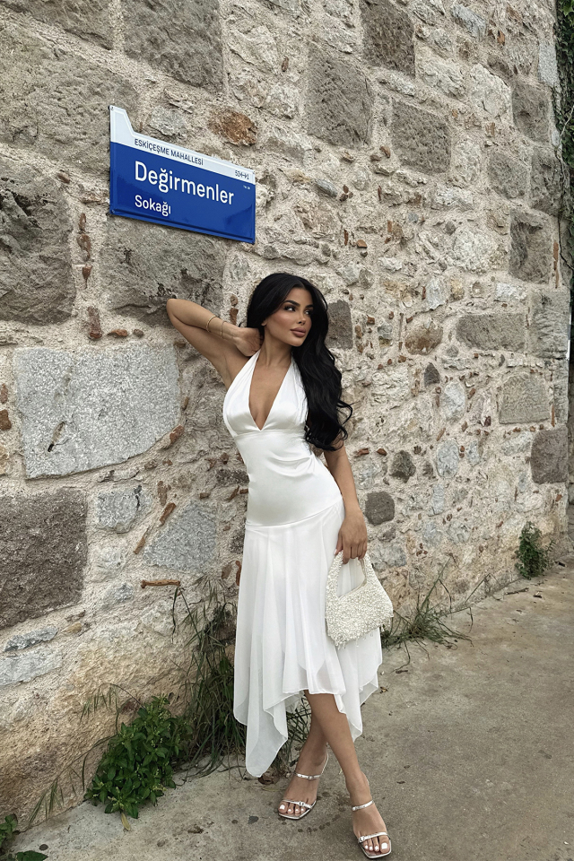 Beyaz Sandra Elbise ATE-2521