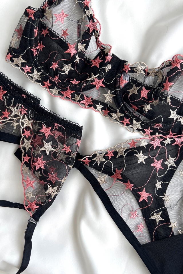 Black Star Detail Underwear ATE4468 - 