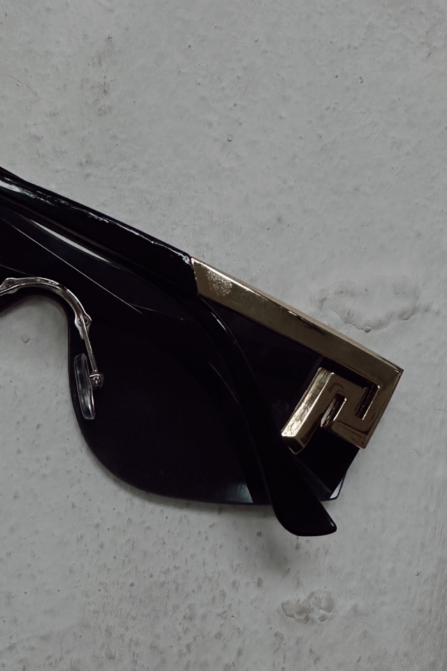 Black Thin-Frame Glasses ATEL2290