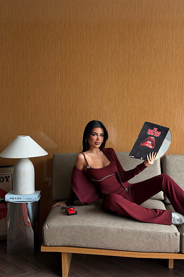 Bordo 6'lı Yoga Set