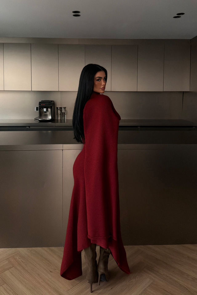 Bordo Suzette Triko Takım