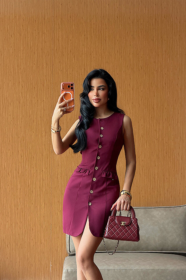Bordo Puteh Elbise