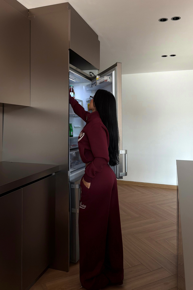 Bordo Studioy Eşofman Takım ATE-4179