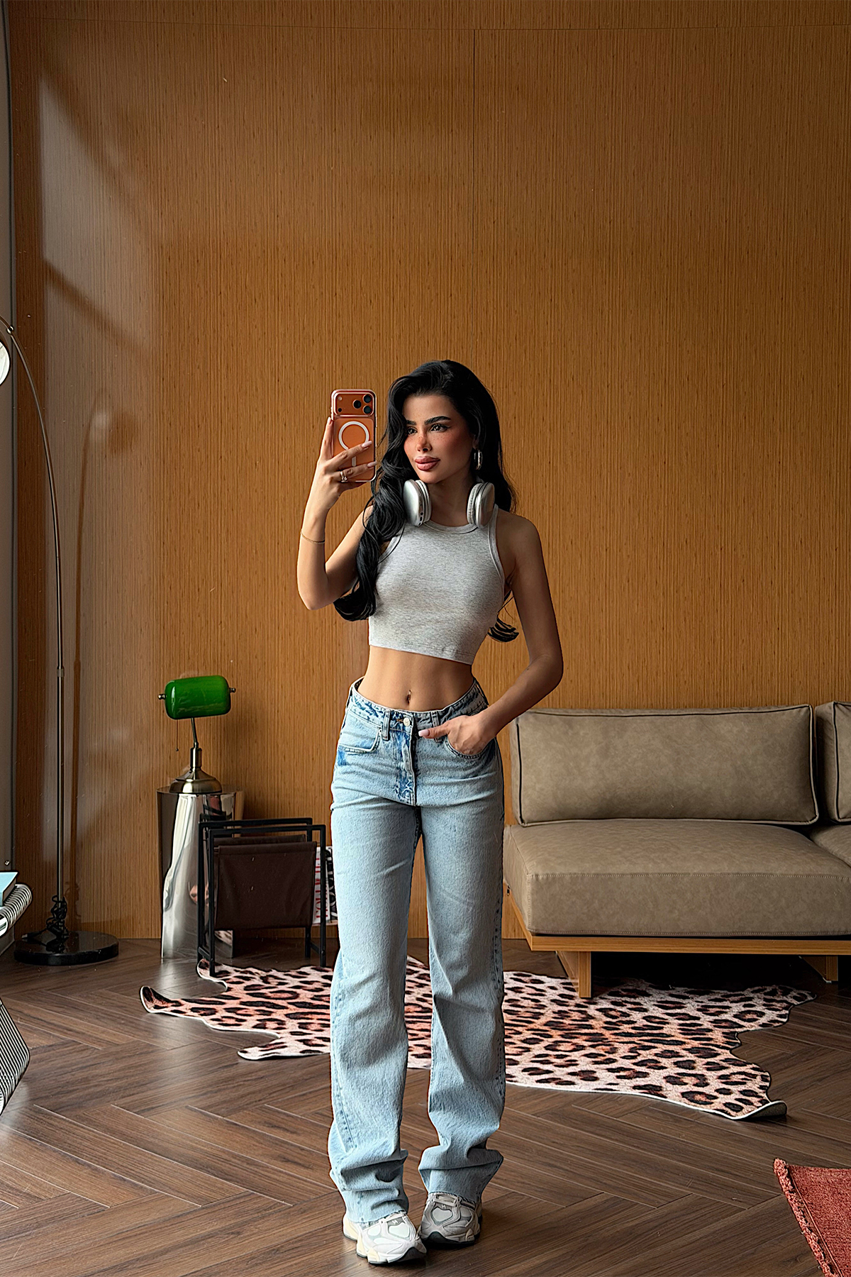 Buz Mavisi Yüksek Bel Jean ATE-5676
