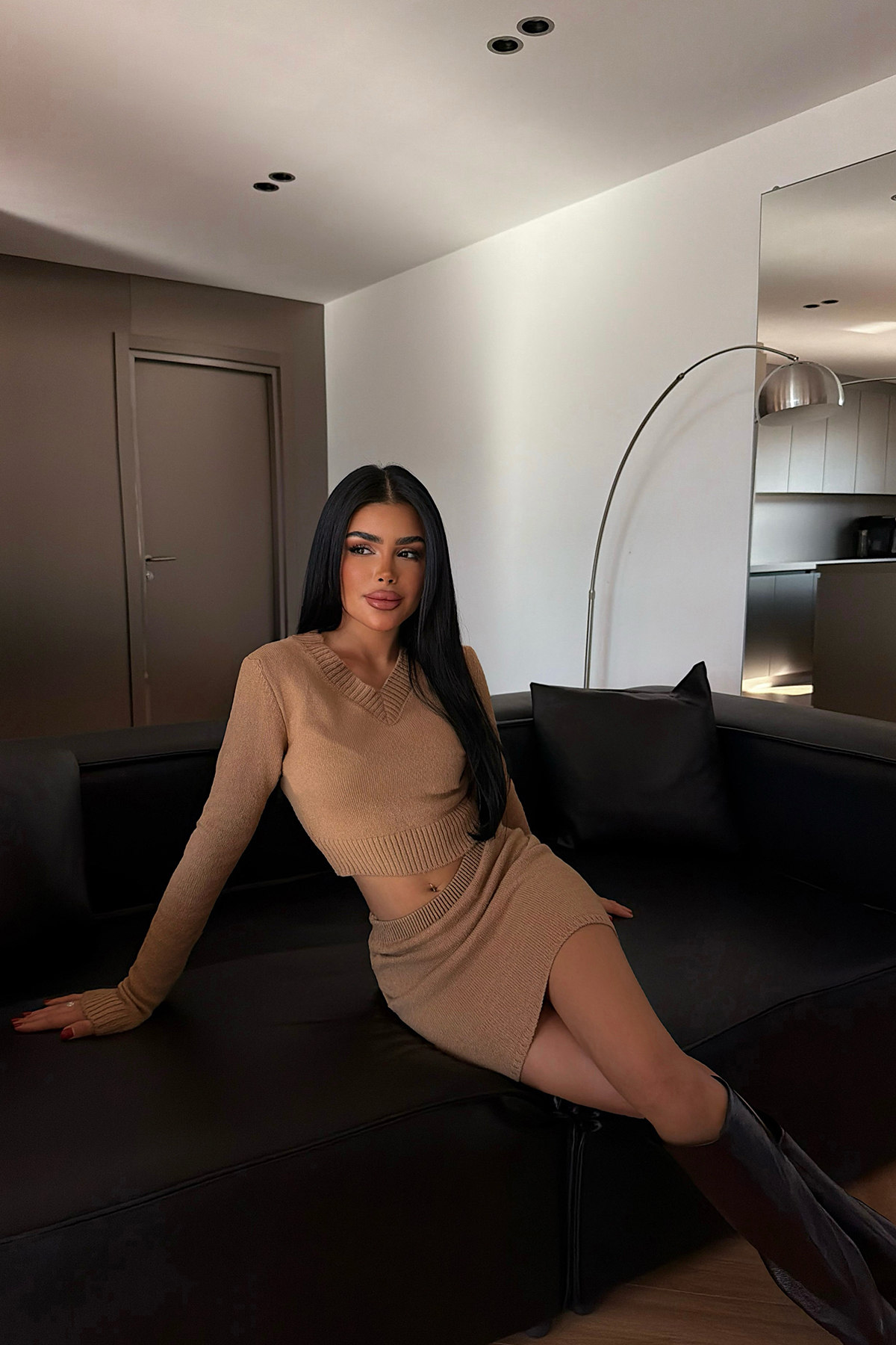 Camel İlue Triko Takım ATE-4371