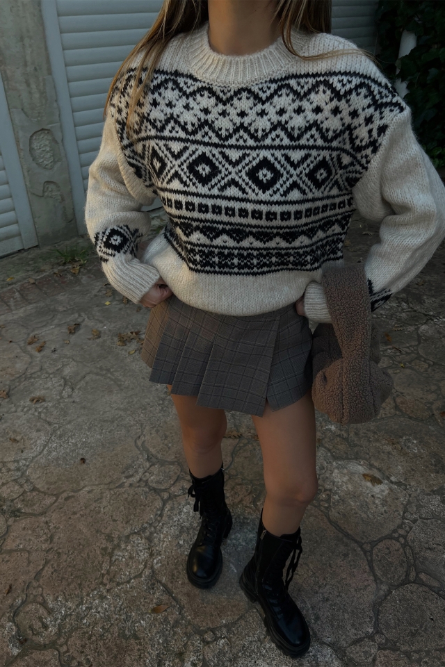 Cream Knitwear Sweater ATE2459