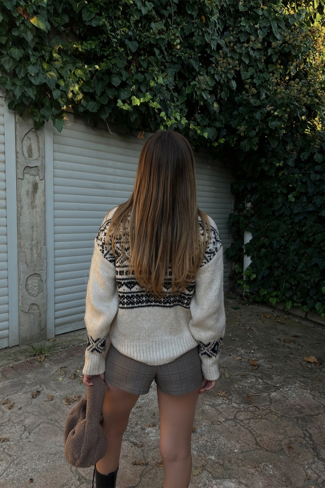 Cream Knitwear Sweater ATE2459