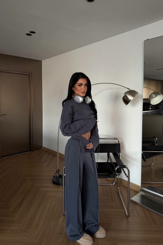 Füme Masego Eşofman Takımı ATE-4094 - EYYO