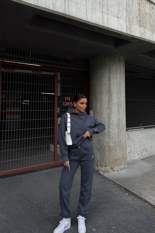 Füme E Yazılı Eşofman Takım ATE-0582 - EYYO