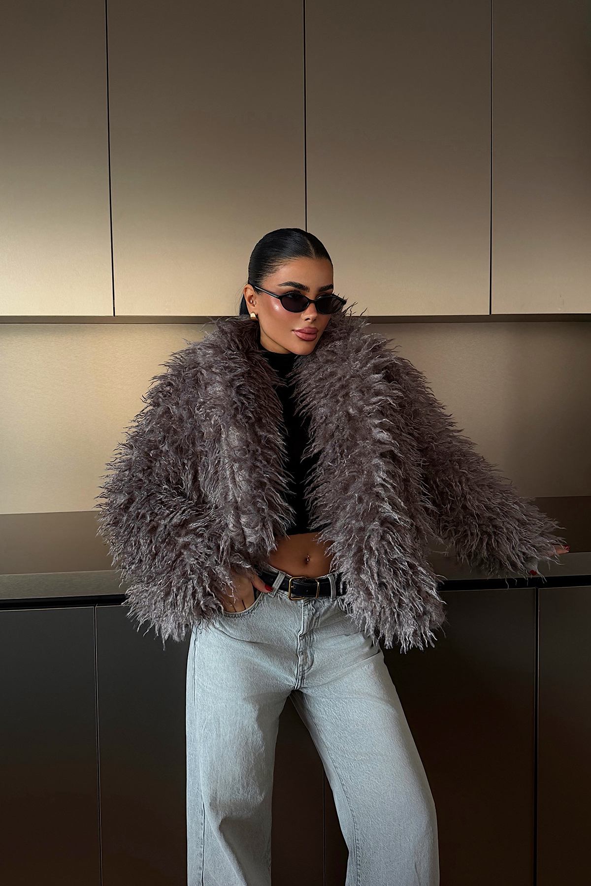 Füme Mayfair Kürk ATE-4317