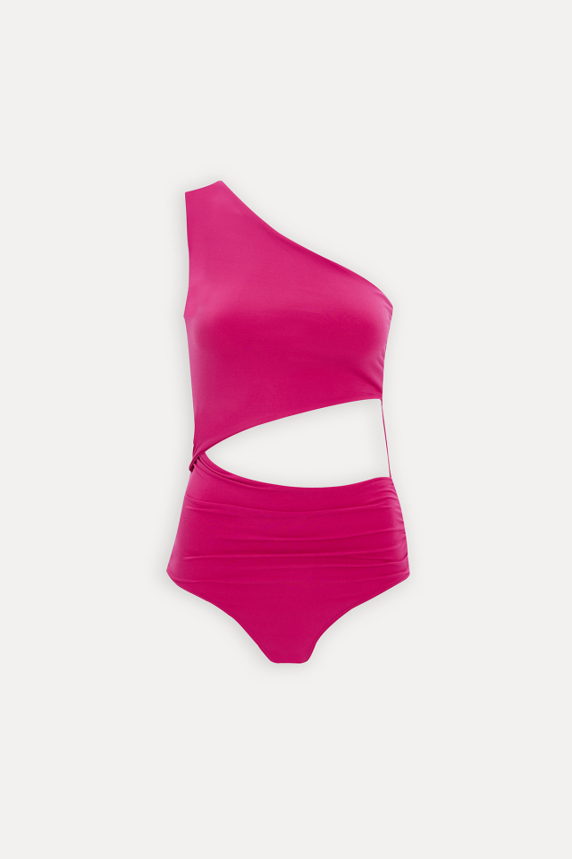 Fuşya Pencere Detay Bodysuit ATE-0136 - EYYO