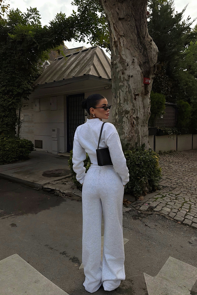 Gri Doutzen Eşofman Takımı ATE-3849