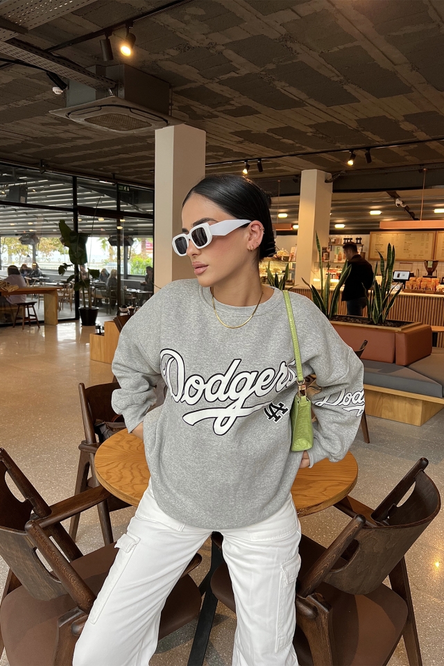Gri Önü Baskılı Sweat ATE1973