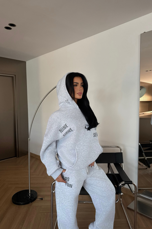 Gri Darcey Eşofman Takım