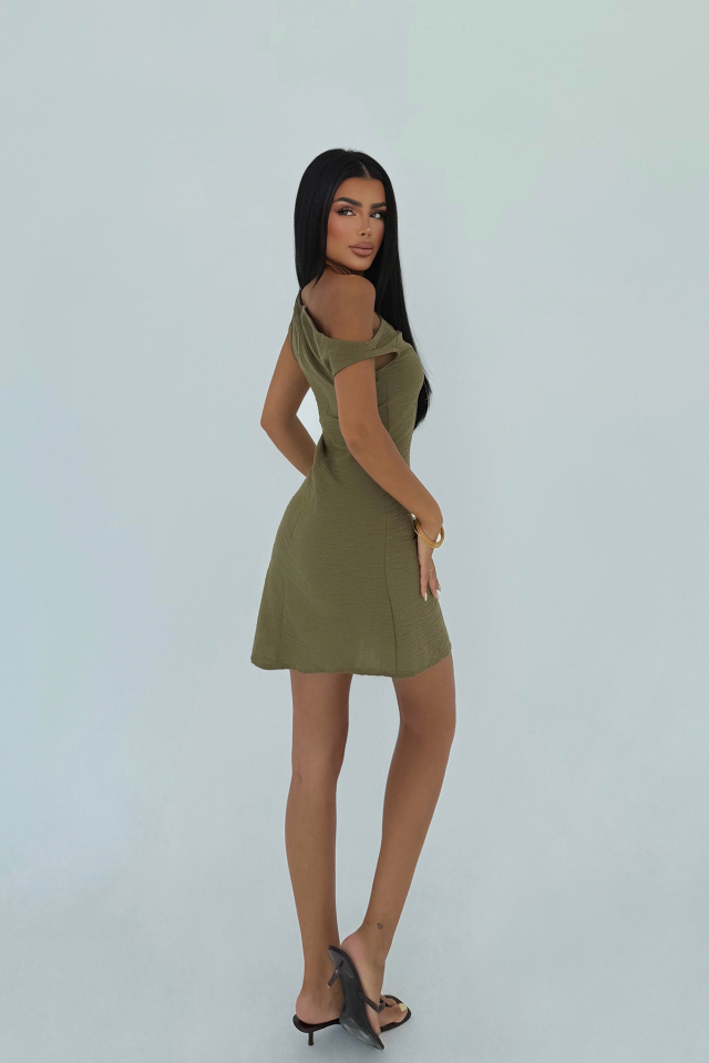 Haki  Briola Mini Elbise