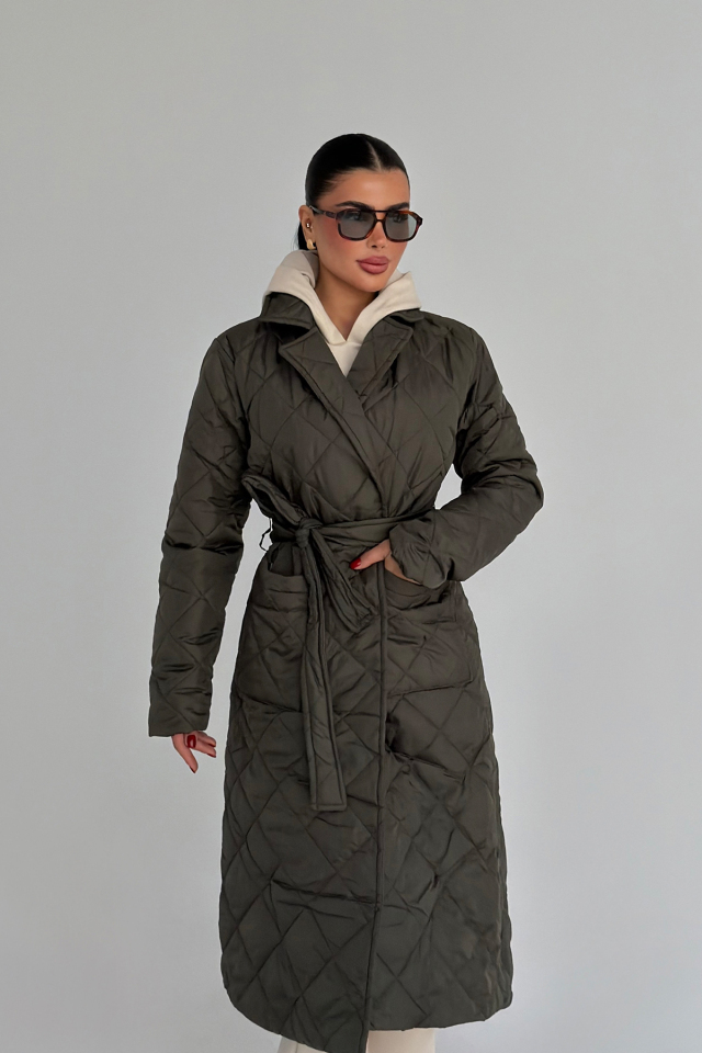 Haki Naftali Şişme Mont ATE-3821
