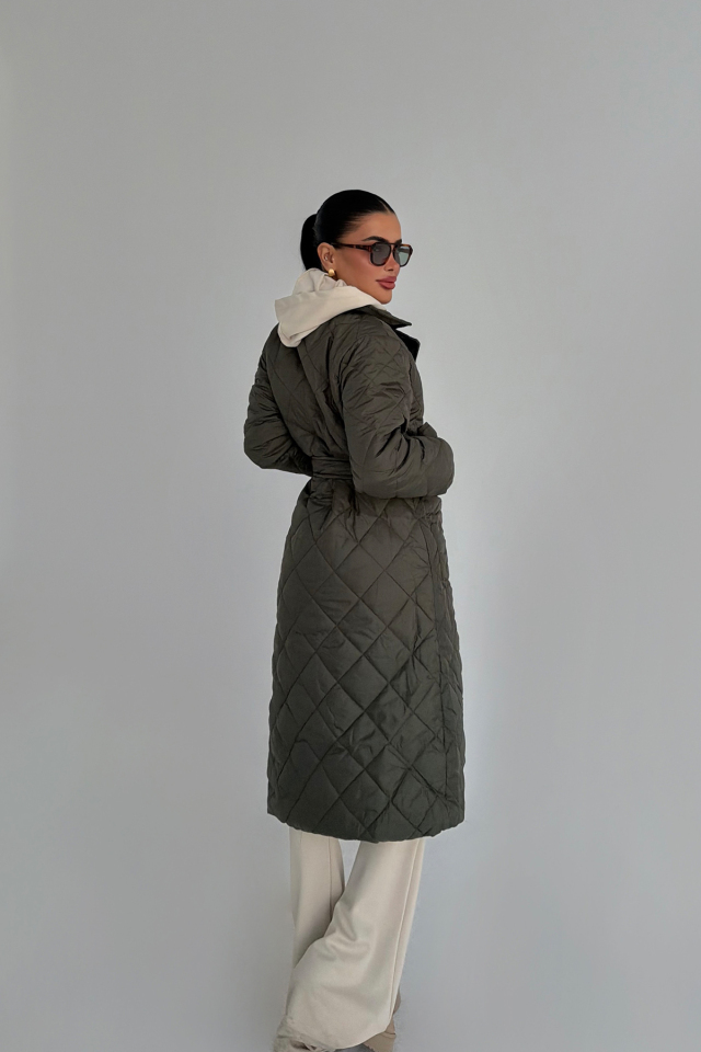 Haki Naftali Şişme Mont ATE-3821