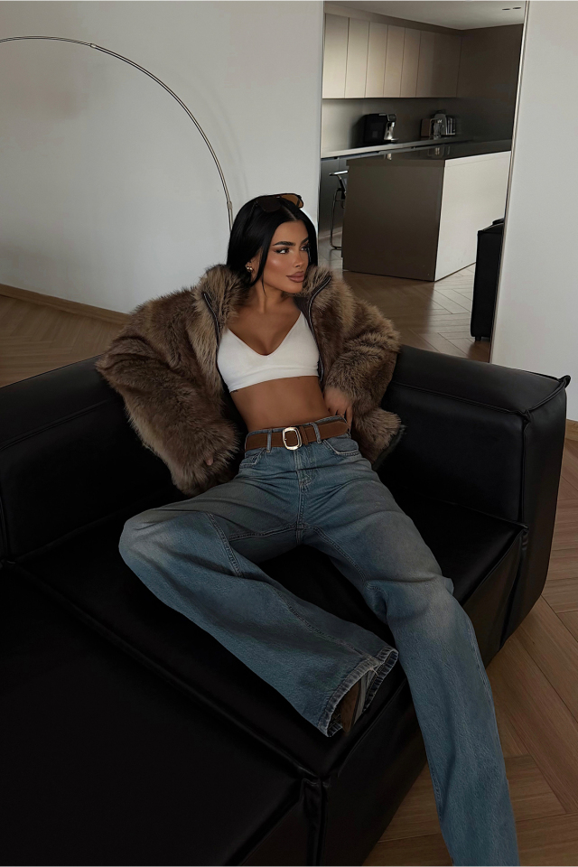 Yüksek Bel Jean Pantolon ATE-4525