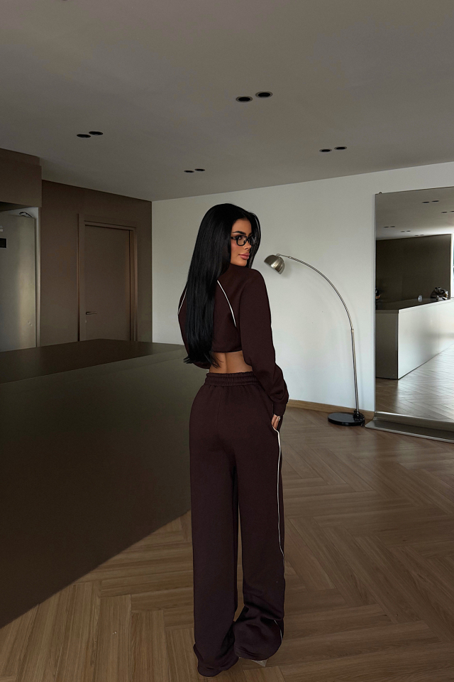 Kahverengi Breathe Eşofman Takımı ATE-3844