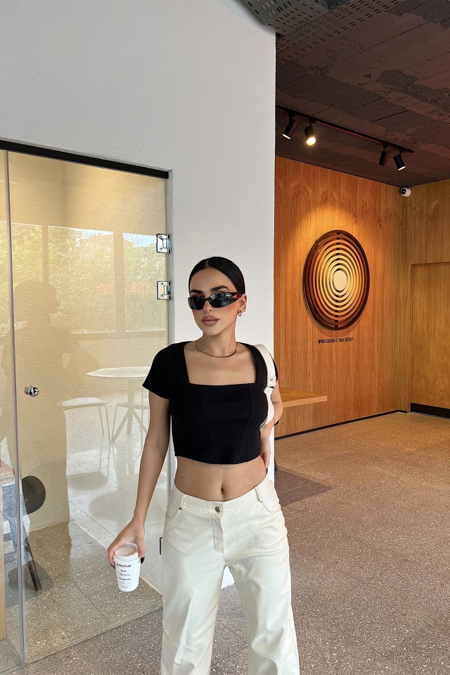 Kare Yaka Crop Top ATE4350