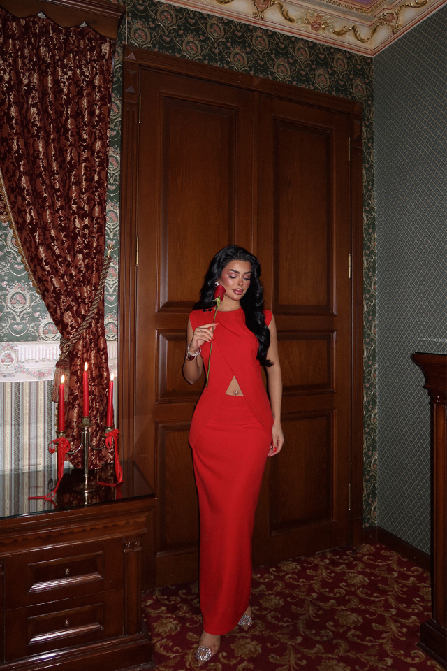 Kırmızı Salvatore Takım ATE-2149 - EYYO