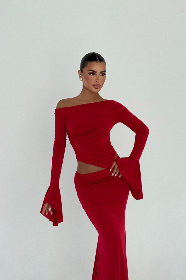 Kırmızı Darcey Takım ATE-2955