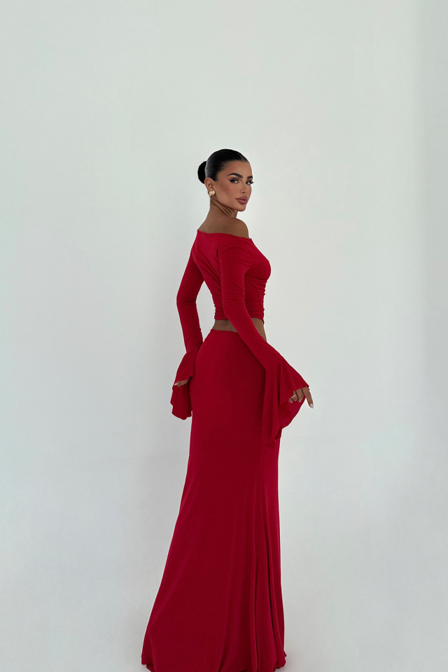 Kırmızı Darcey Takım ATE-2955