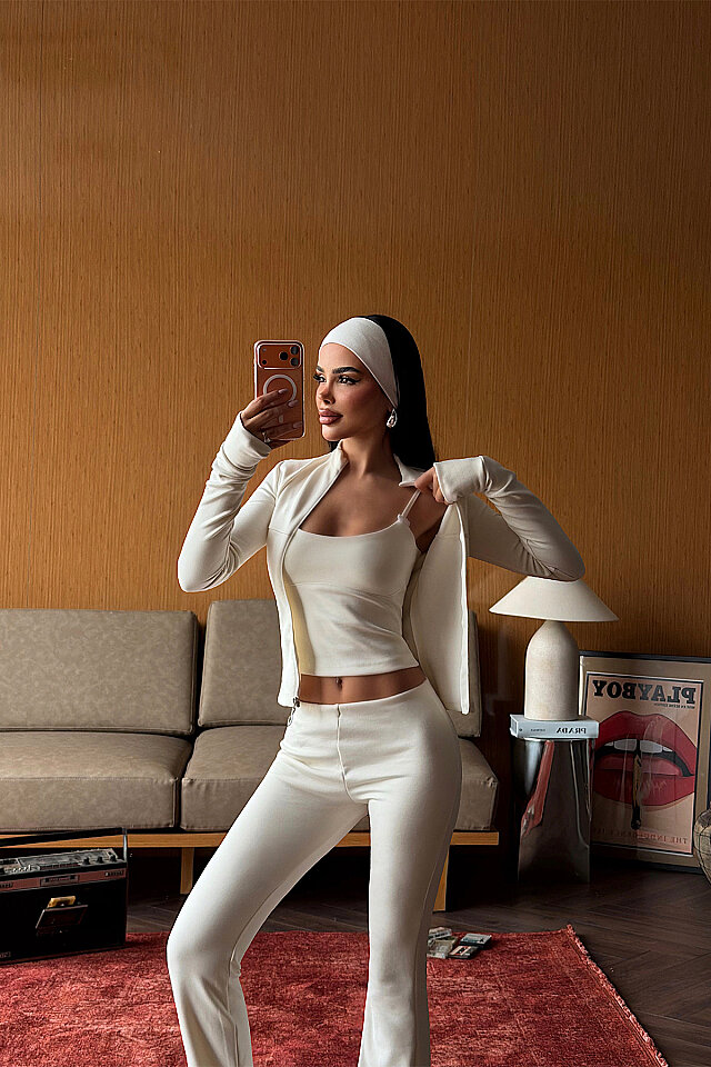 Krem 6'lı Yoga Set