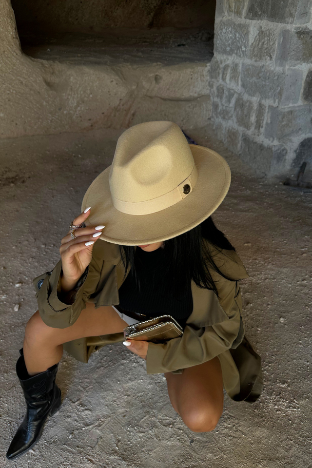 HANNAH Krem Kovboy Şapka ATEL4081