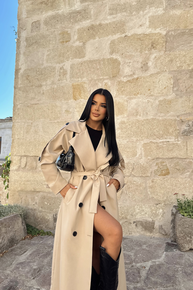 Kuşak Detay Trenckot ATE8650