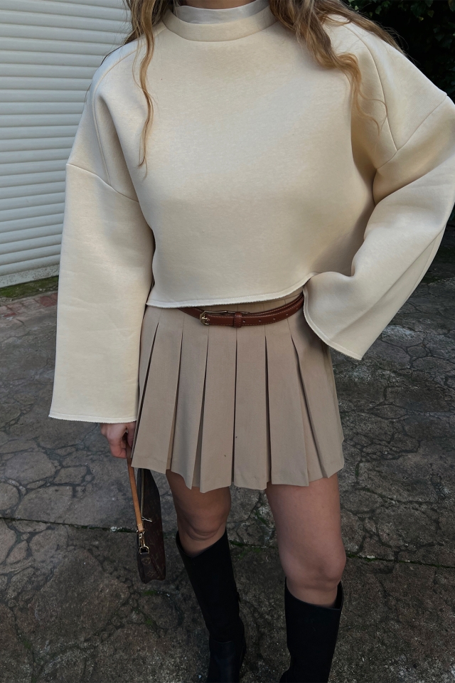 Krem Oversize  Sweat ATE3178