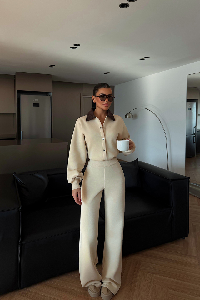 Krem Boots şordonlu tulum ATE-4362 - EYYO