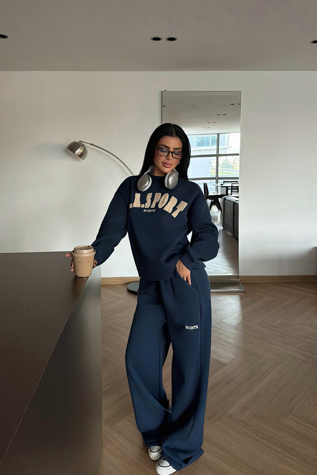 Lacivert Easport Eşofman Takımı ATE-3891